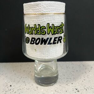 Vintage 70s “World’s Worst Bowler” Beer Mug - Bowling Gag Gift - Collectible